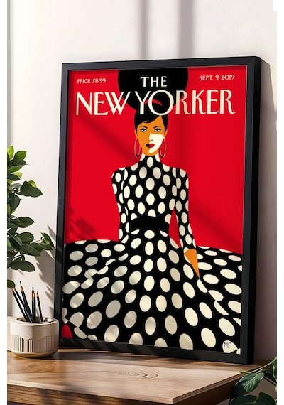 The New Yorker Çerçeveli Tablo September 9 2019