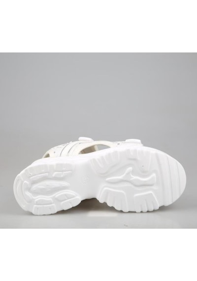 Guja 24y413-9 Kadın Dolgu Topuk Sandalet Beyaz 36-40 001