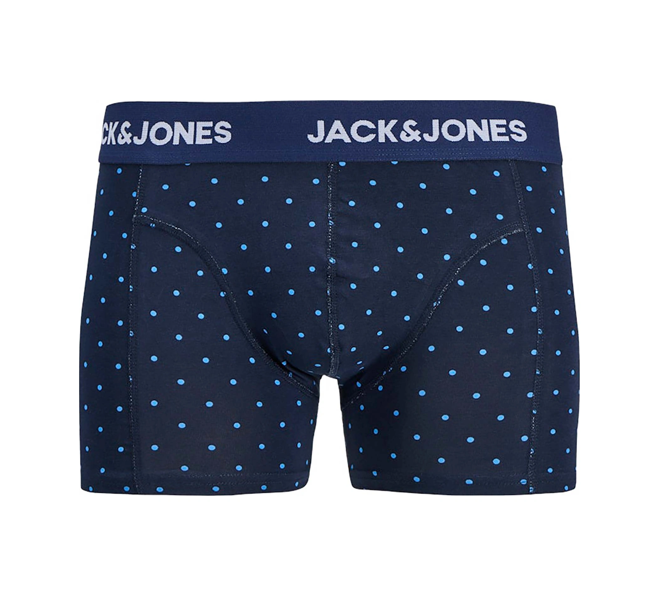 Jack & Jones Anthony Print Erkek 3'lü Boxer 12298171-pbl Mavi