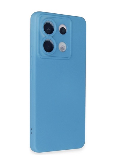 Herşeytrend Xiaomi Redmi Note 13 Pro 5g Kılıf Nano İçi Kadife Silikon - Mavi Çok Renkli