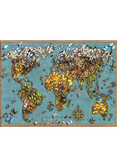 Puzzle, Butterflies, 500 Parça Standart