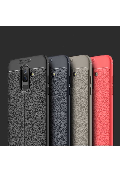 Samsung Galaxy Uyumlu A6 Plus 2018 Kilif Deri Tarzi Niss Silikon Case 389467489