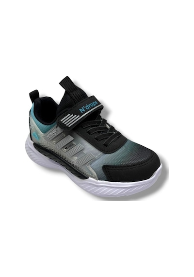 Ndrops 023-26 Anorak Anatomik Çocuk Sneaker Siyah Buz Turkuaz 31-35 Siyah
