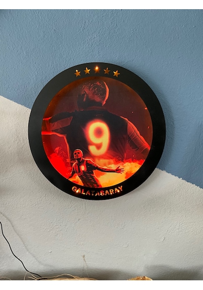 Galatasaray Icardi Baskılı Bluetooth Bağlantılı Led Tablo