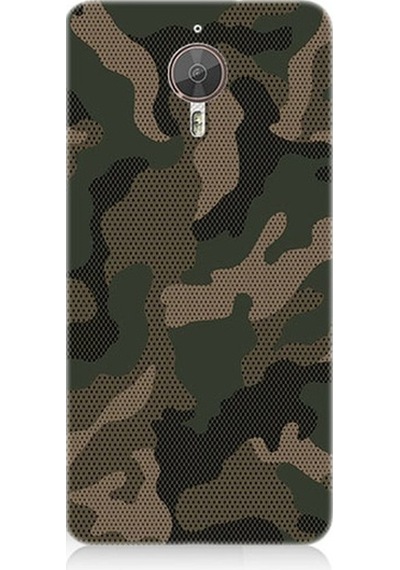 General Mobile Gm5 Plus Uyumlu Kamuflaj Desenli Silikon Kılıf