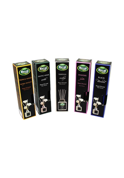 Hayat Alfa Kare 100ml Bambu Çubuklu Mix Ortam Oda Kokusu 5728 Diğer