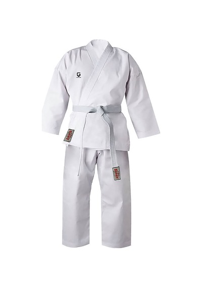 Top Glory Baskılı Acemi Karate Elbisesi Beyaz