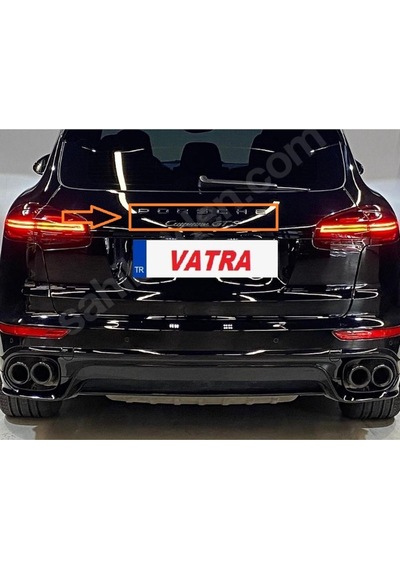 Cayenne 3.6 Gts 2008 Uyumlu Porsche Ve Cayanne Gts Krom Bagaj Yazısı 3m 3d Abs