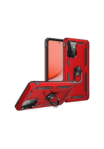 Samsung Uyumlu Galaxy A52S Kilif Zirhli Miknatisli Standli Tank Kapak 476386643