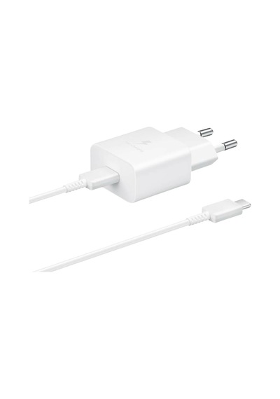 Samsung  Uyumlu Ep-t1510x 15w Hızlı Şarj Adaptörü Type-c Kablo Seti Beyaz