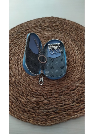 Hky Yüksek Kalite Unisex Anahtarlık Buz Mavisi + Çakmak