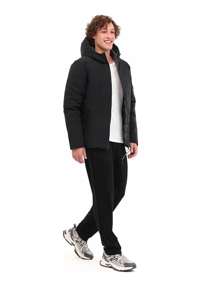 Lumberjack Ml Lucas Coat 1n55 5pr Siyah Erkek Çift Taraflı Mont Siyah