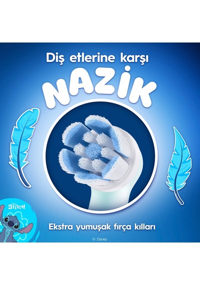 Oral-b Io Çocuk 6+ Stitch Diş Fırçası Yedek Başlığı 4 Adet