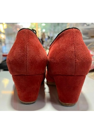 Bitangosu "flamenkonun Ateşi" Flamenko Ve Dans Ayakkabısı 5.5 Cm Topuk Boyu - Kırmızı/siyah Biyeli, Ahşap Ve Çivili Taban Kırmızı Kadife Bitangosu "flamenkonun Ateşi" Flamenko Ve Dans Ayakkabısı 5.5 Cm Topuk Boyu - Kırmızı/siyah Biyeli, Ahşap Ve Çivili Taban Kırmızı Kadife