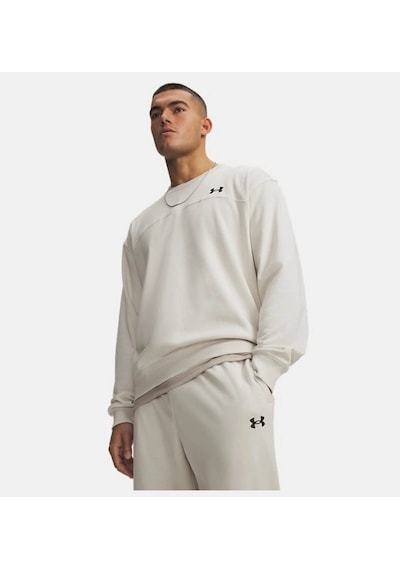Under Armour Ua Rival Lightweight Crew Ekru Erkek Sweatshirt 6009347-110