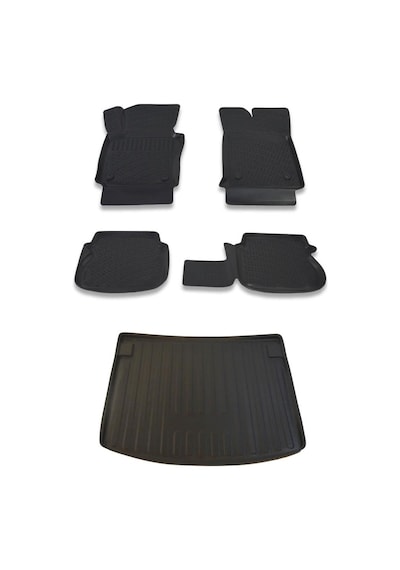 Caddy 2015-2022 Arası 4D Havuzlu Oto Paspas Ve Bagaj Set