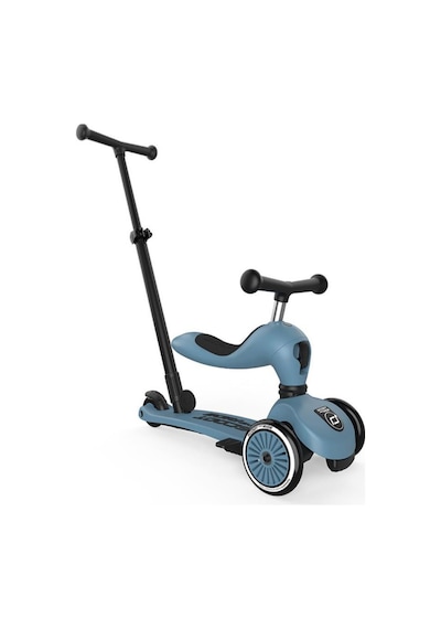 Scoot And Ride Push And Go Ebeveyn Kontrollü Çocuk Scooter Steel 240527-00071