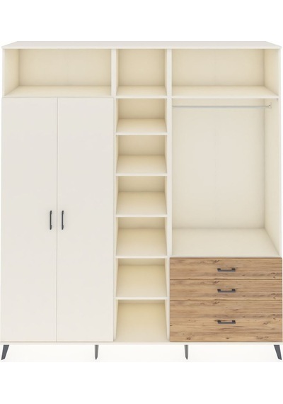 Hyperion Dolap 9 Raflı 3 Çekmeceli 2 Askılı 220x44x243 Aytaşı-aytaşı/çam Aytası/atlas Çam Hyperion Dolap 9 Raflı 3 Çekmeceli 2 Askılı 220x44x243 Aytaşı-aytaşı/çam Aytası/atlas Çam