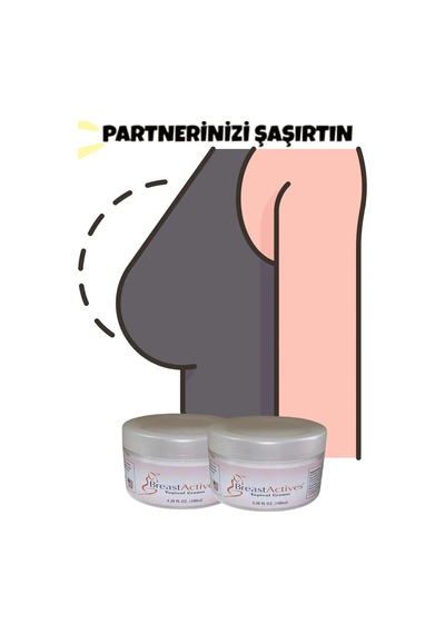 Breast Actives Kadınlara Özel Göğüs Masaj Bakım Kremi 100 Ml 2 Adet