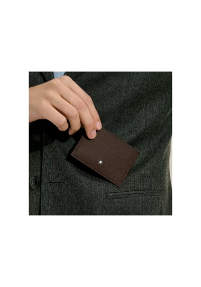 Mont Blanc Montblanc Sartorial Deri 5 Bölmeli Kartlık 223029 Kahverengi