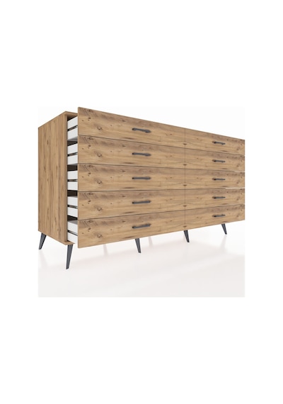 Kronos Konsol 10 Çekmeceli 176x59x99 Çam-çam Çam-çam