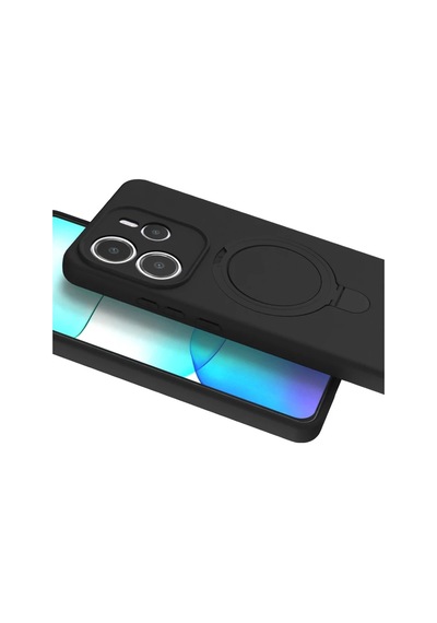 Xiaomi Redmi Note 14 4g Regal Magsafe Standlı Kapak - Siyah 0.2M-Çok Renkli