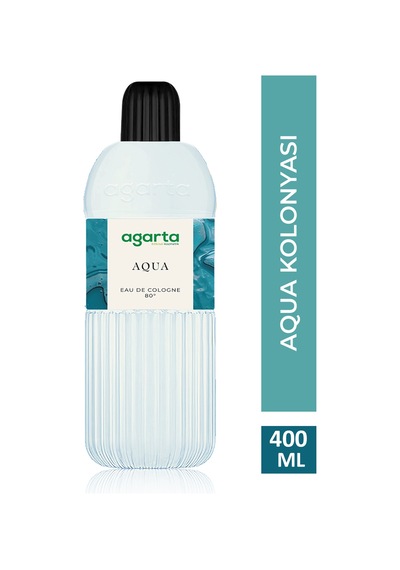 Agarta Pet Şişe 80 Derece Aqua Kolonya 400 ML
