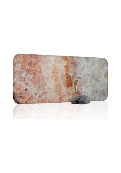 Renkli Mermer Kaymaz Dikişli Kauçuk Oyuncu Mousepad V2 - 70x30 Xl Gaming Mouse Pad Fare Altlığı