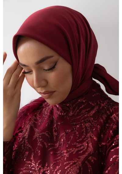 Silk Home Twill Eşarp 11343-44 Bordo