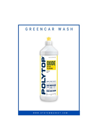 POLYTOP HİTECH YELLOW WAX BOYA KORUMA CİLA 1 LT