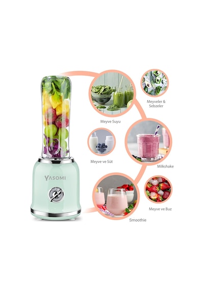 Yasomi BL019 Retro Smothie Blender Yeşil
