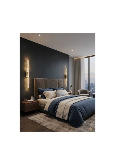 Bubblelight Large 51 Cm Modern Tasarım Led Aplik - Duvar Lambası - Gold - Elektrikli - Günışığı Gold Large Elektrikli