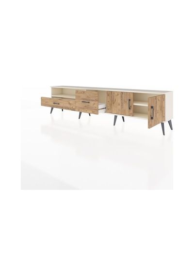 Arges Tv Ünitesi 2 Raflı 2 Çekmeceli 2 Kapaklı 220x30x51 Aytaşı-çam Atlas Çam/atlas Çam - Aytası Arges Tv Ünitesi 2 Raflı 2 Çekmeceli 2 Kapaklı 220x30x51 Aytaşı-çam Atlas Çam/atlas Çam - Aytası