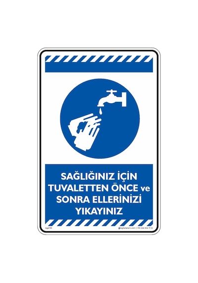 Sağlığınız İçin Tuvaletten Önce ve Sonra Ellerinizi Yıkayınız