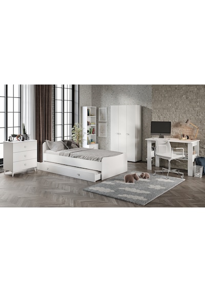 Selen Çocuk Odası Takımı Beyaz - 5 Parçalı Tamamı 1. Kalite Mdf Beyaz