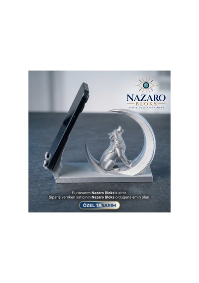 Nazaro Bloks Yüksek Kalite Masa Üstün Telefon Standı Özel Hediye Telefon Standı - 939612288