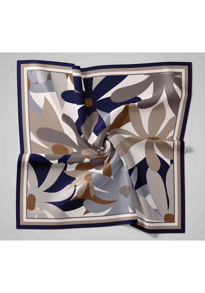 Silk Home Aura Eşarp 140001-02 Lacivert, Vizon, Kahve, Gri