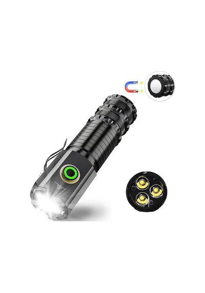 Wison Ws-3838 1500 Lümen Mıknatıslı Usb Şarjlı El Feneri Evimdeyokyok Çok Renkli