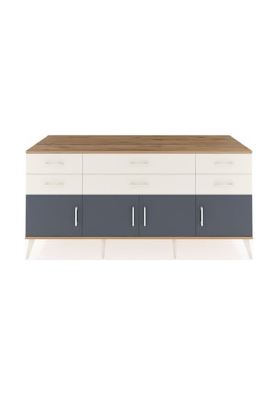 Kronos Konsol 2 Raflı 6 Çekmeceli 4 Kapaklı 176x59x83 Çam-antrasit/aytaşı Antrasit/aytaşı Kronos Konsol 2 Raflı 6 Çekmeceli 4 Kapaklı 176x59x83 Çam-antrasit/aytaşı Antrasit/aytaşı