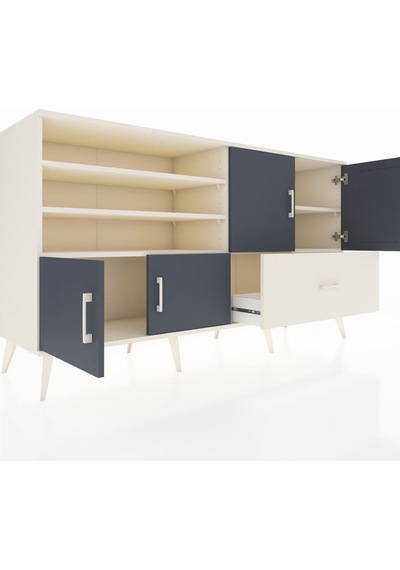 Hyperion Konsol 5 Raflı Tek Çekmeceli 4 Kapaklı 176x44x99 Aytaşı- Aytaşı-antrasit/aytaşı Hyperion Konsol 5 Raflı Tek Çekmeceli 4 Kapaklı 176x44x99 Aytaşı- Aytaşı-antrasit/aytaşı