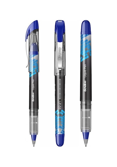 Mavi Pilot Kalem Lp-68 5 Adet Scrikss Liquid Pen Pilot Kalem 0.7mm Uçlu Pilot Kalem Hızlı Kuruyan Mürekkepli Pilot