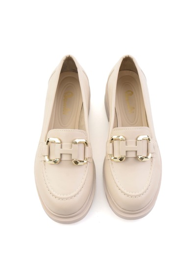 Bej Kadın Loafer Ayakkabı K01257068209