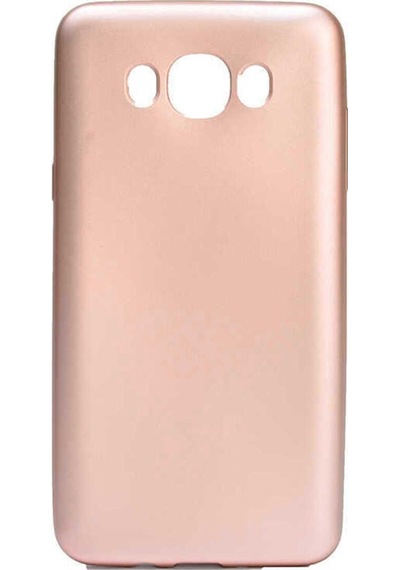 Galaxy J7 2016 Kılıf Zore Premier Silikon Kapak Rose Gold