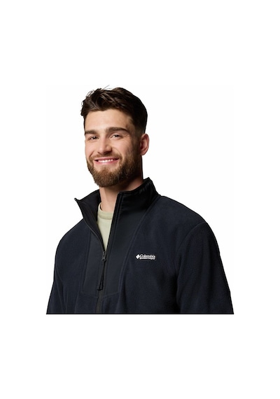 Columbia Sequoia Grove Full Zip Fleece Siyah Erkek Outdoor Polar Am0596 Siyah