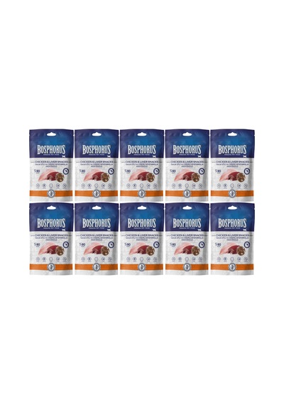 Tavuk Etli-ciğerli Atıştırmalık Kedi Ödülü 80 Gr X 10 Adet