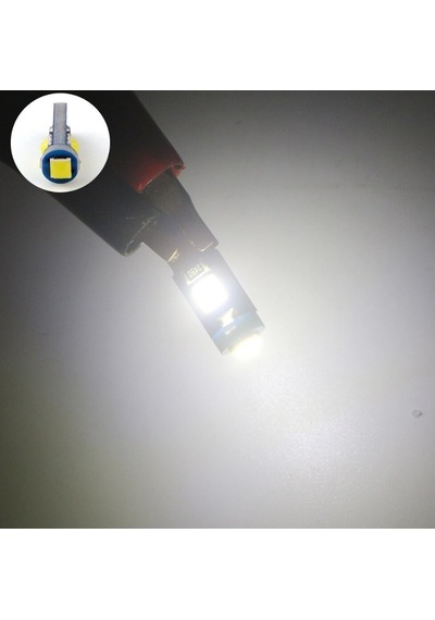 6 Adet Beyaz T5 Led Kilometre Kadran Ambians Aydınlatma Ampulü