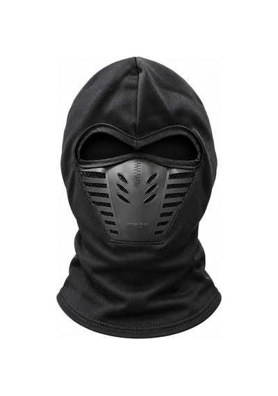 Siyah Balaklava Kar Maskesi Air Flow Hava Kanallı Yüz Maskeli Tam Kafa Boyunluk Motorcu Ve Outdoor