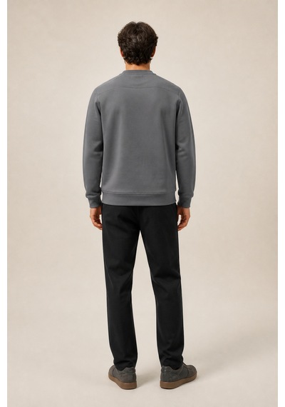 Redline Takes Bisiklet Yaka Kışlık Regular Fit Sweatshirt Antrasit