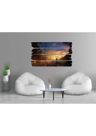 Anime Raylar Kız Mdf Tablo 2962 Model E