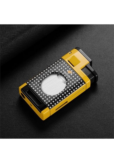 Cm0650 3 Jet Torch Kesicili Puro Çakmağı Sarı Krom